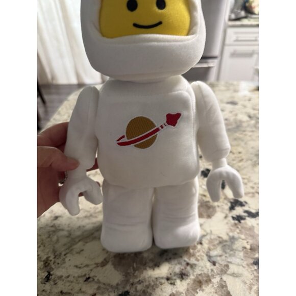WHITE ASTRONAUT plush stuffed LEGO doll mini figure Collectible Toy target benny - Picture 5 of 16